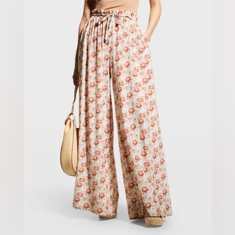 Ulla Johnson Sawyer Silk Wide-Leg Pants